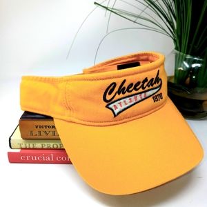Vintage Cheetah Club Sun Visor
